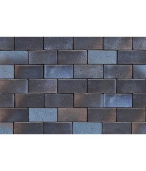 Тротуарный кирпич ABC-Klinkergruppe Wismar blau-braun-bunt 200x100x45 мм