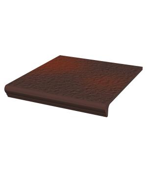 Ступень простая с капиносом Paradyz Cloud Brown Duro 330х300х11мм